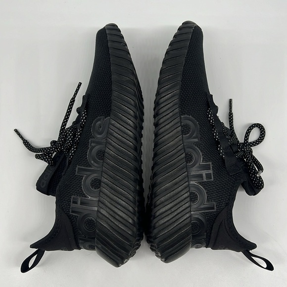 Adidas Men’s Core Black Kaptir 3.0 Large Graphic Text Running Shoes 8.5 - Picture 10 of 13